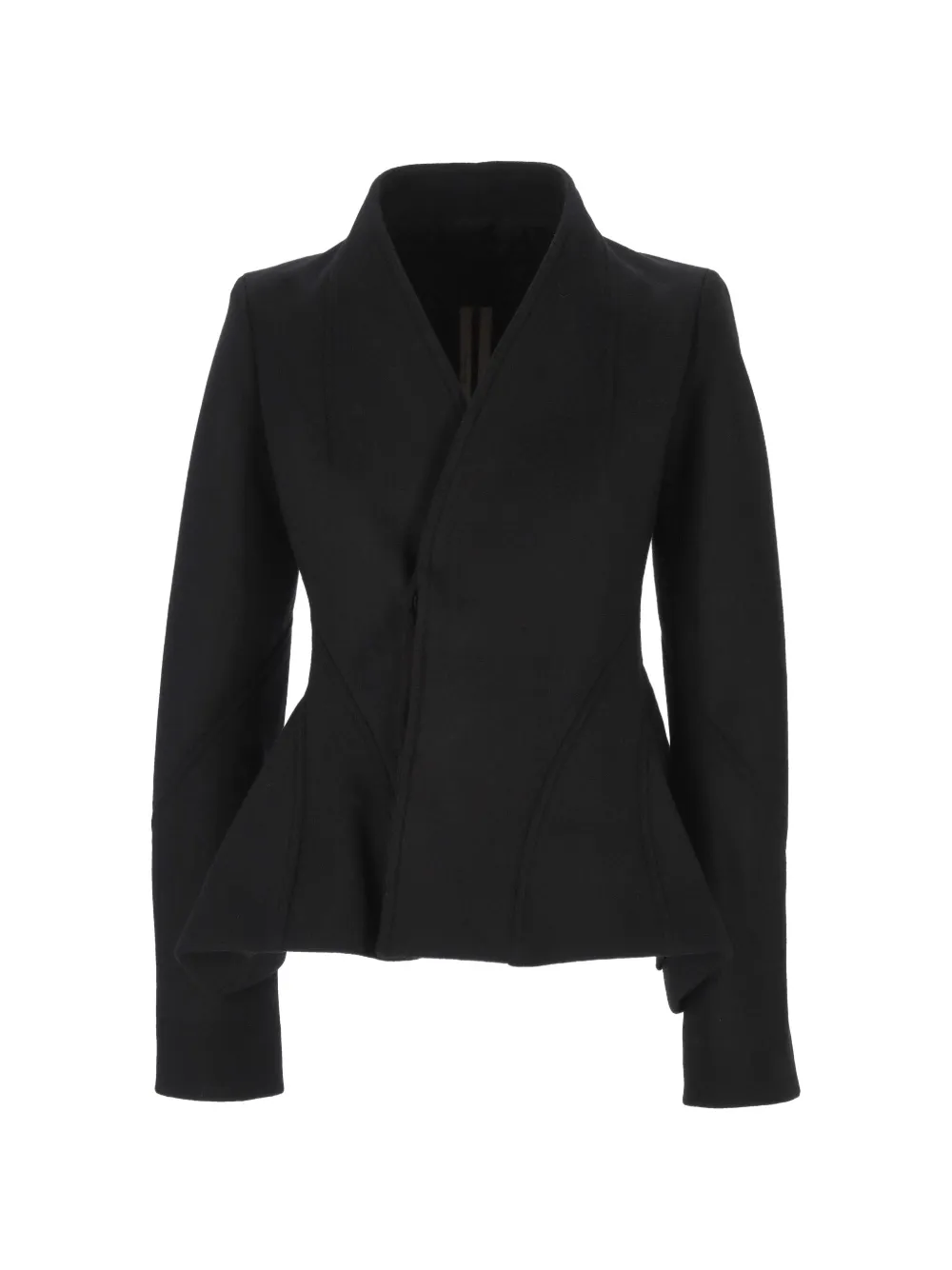 Rick Owens Moog Wrap Jacket In Black