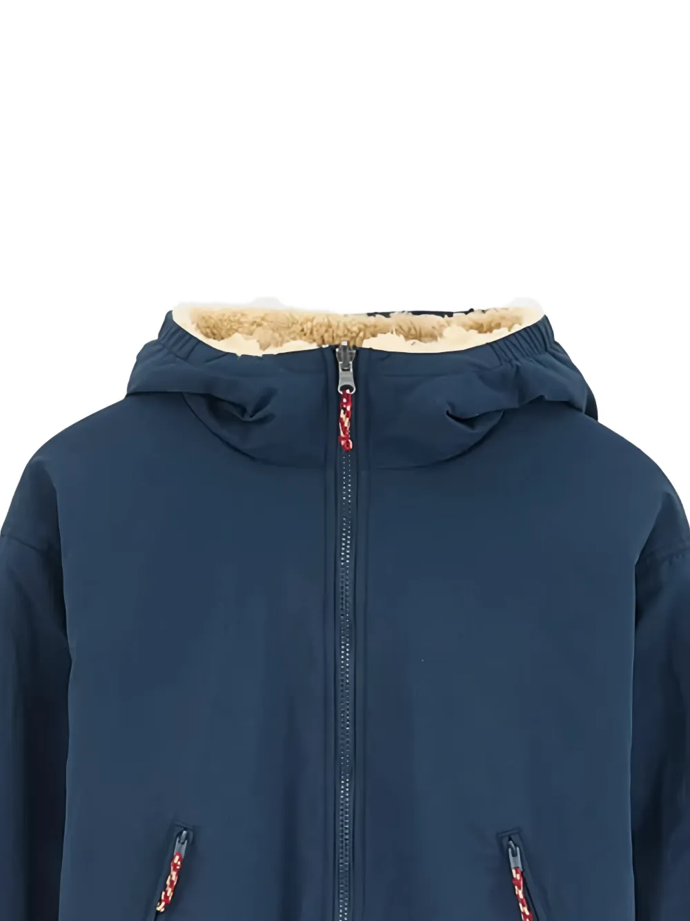 Bellerose Kids Hamzah jack met capuchon Blauw