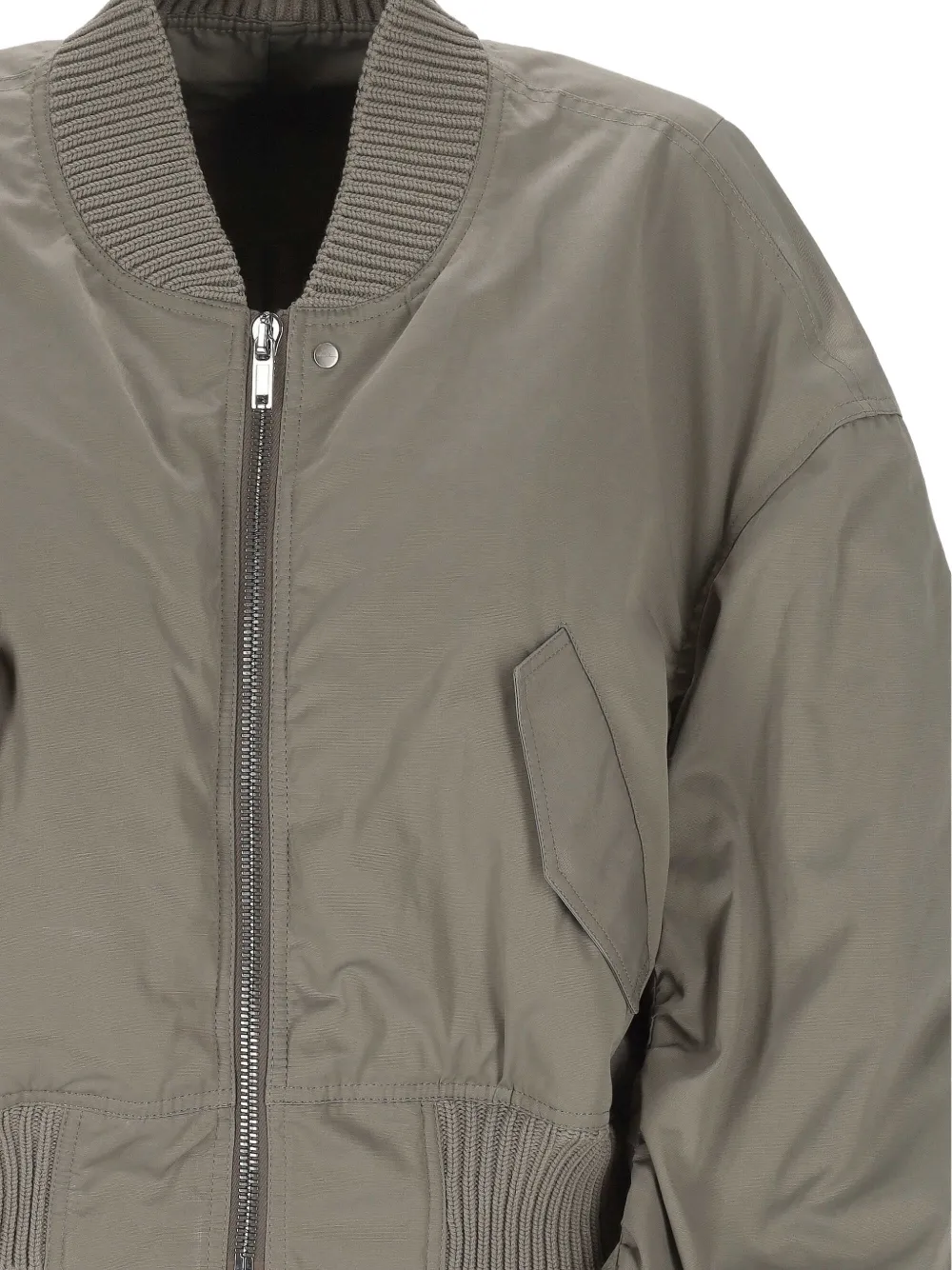 Rick Owens Bomberjack met ruchemouwen Grijs