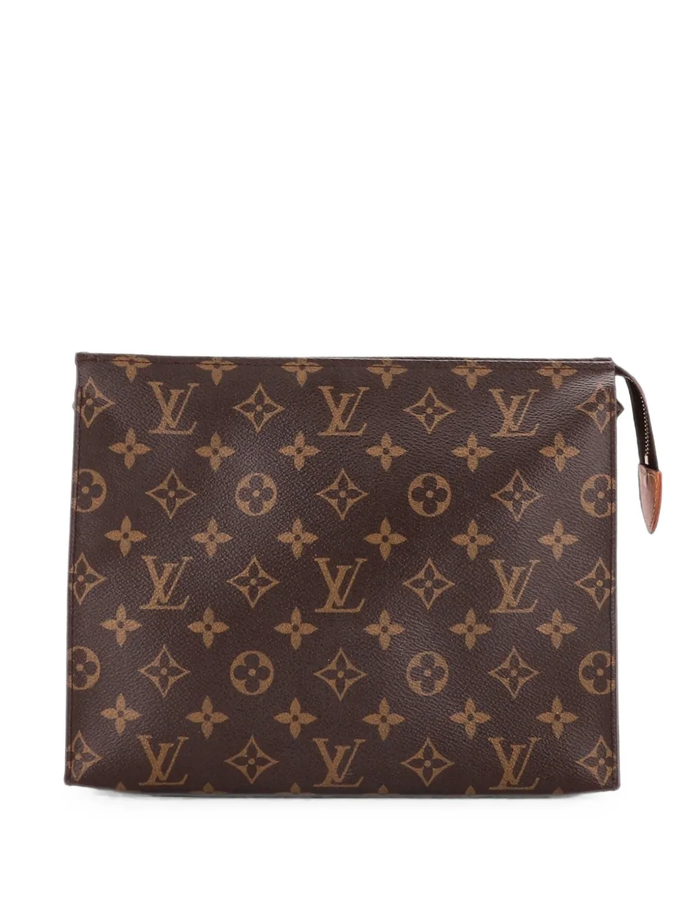 Louis Vuitton Pre-Owned Toiletry Pouch Clutch aus Canvas mit Monogramm 26cm - Braun
