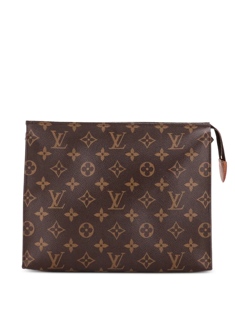 Louis Vuitton Pre-Owned Toiletry Pouch Clutch aus Canvas mit Monogramm 26cm - Braun