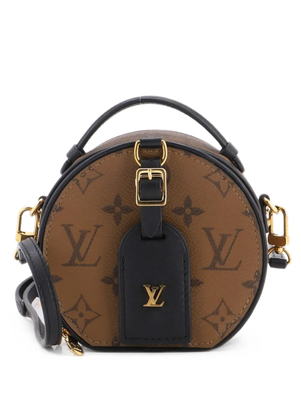 Louis Vuitton Pre-Owned Mini Boite Chapeau Bag Reverse Monogram Canvas crossbody bag - Schwarz