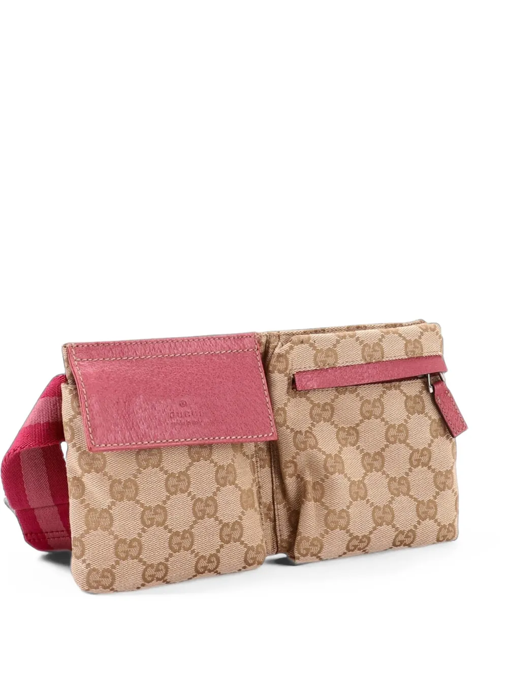 Gucci Pre-Owned Marsupio piccolo in tela GG e pelle - Rosa