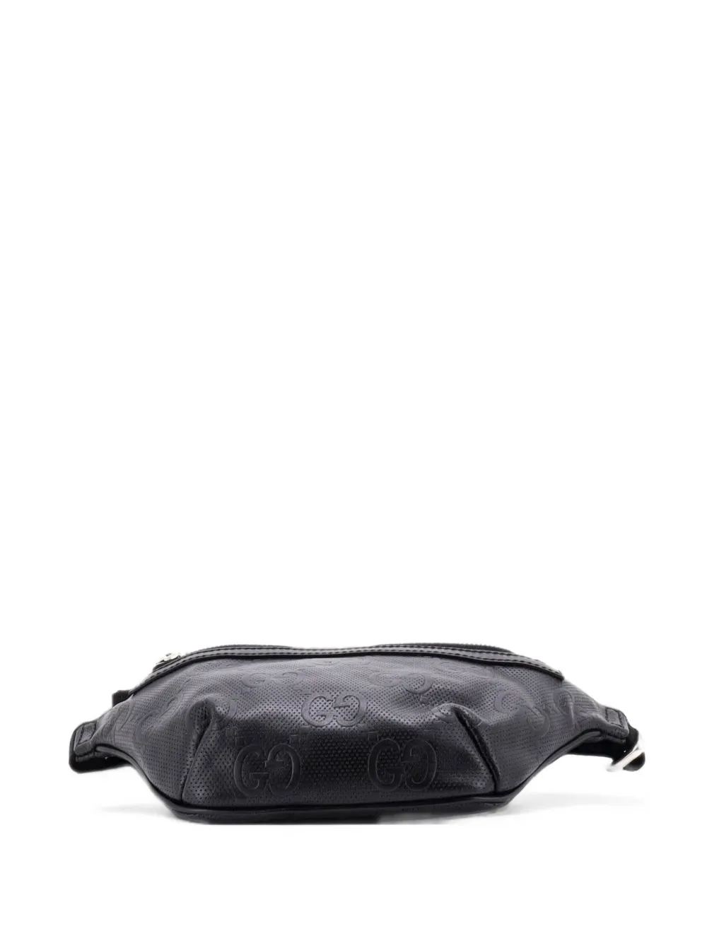 Gucci Pre-Owned GG Embossed Perforated Leather Small belt bag - Nero