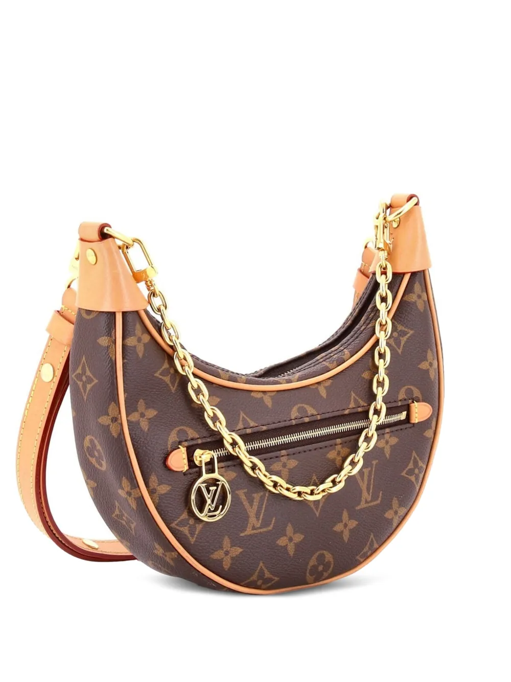 Louis Vuitton Pre-Owned Loop Handbag Monogram Canvas hobo bag - Brown