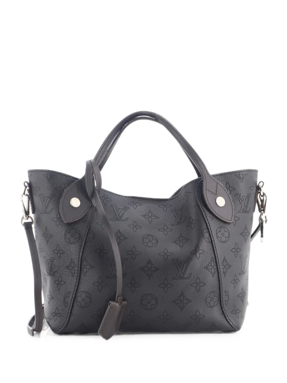 Louis Vuitton Pre-Owned Hina Handbag Mahina Leather PM shoulder bag - Nero