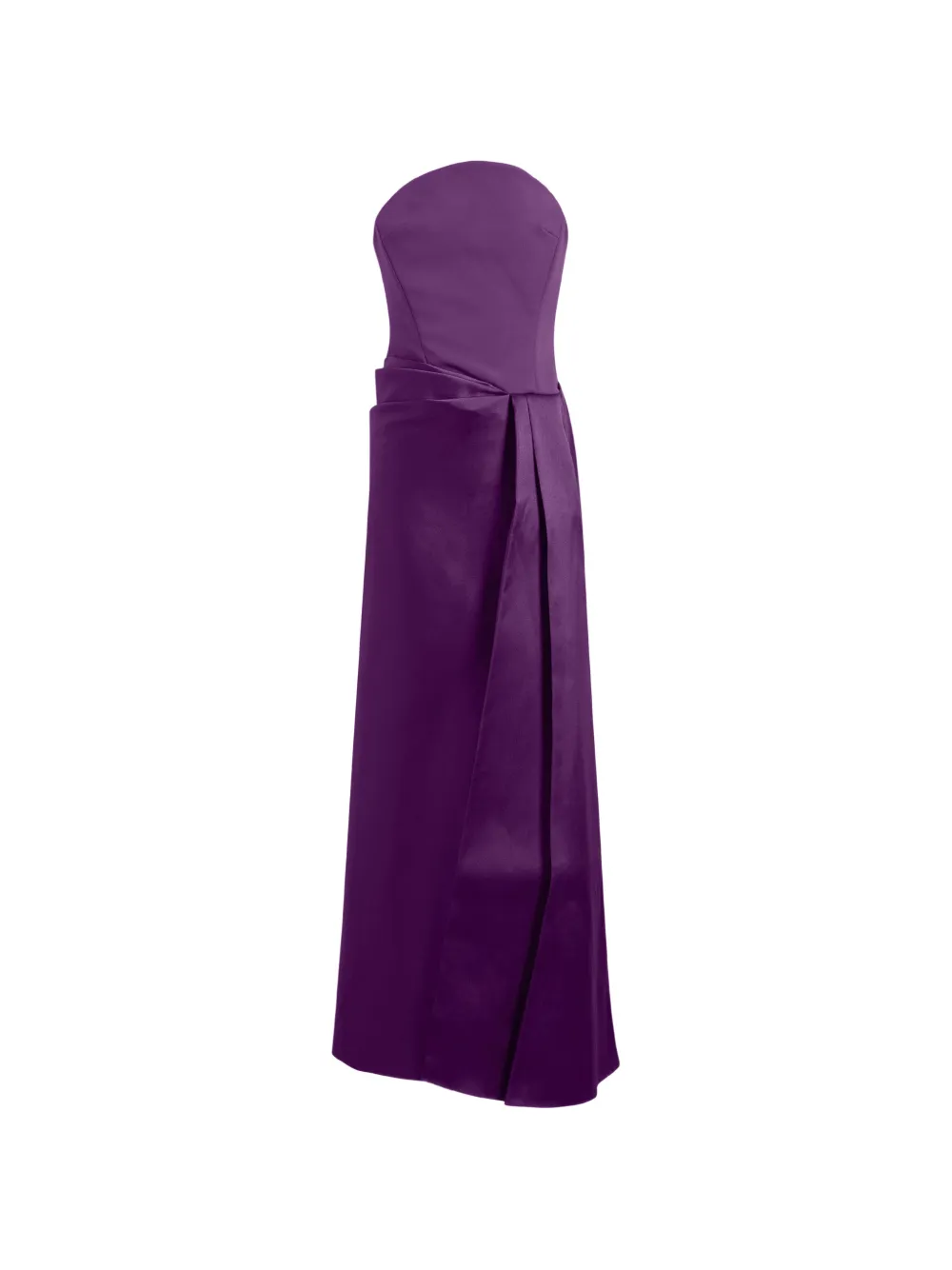 Solace London Seri strapless draped maxi dress