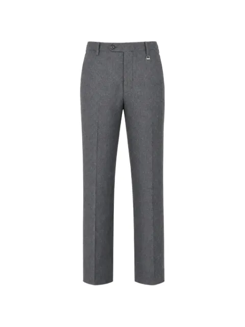 Tombolini pressed-crease trousers
