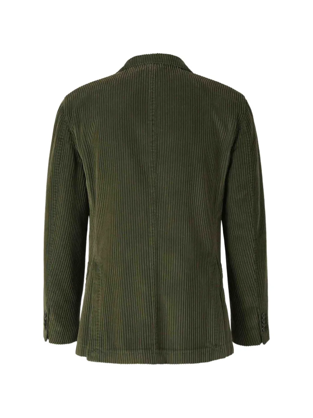 Boglioli Ribfluwelen blazer met enkele rij knopen Groen