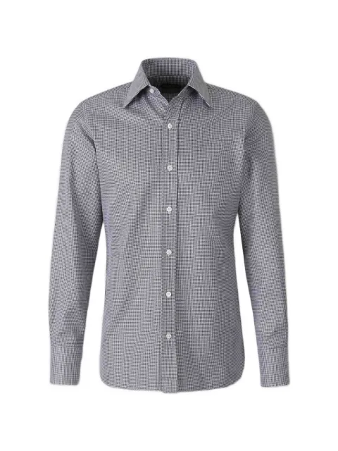 TOM FORD houndstooth-pattern long-sleeve shirt