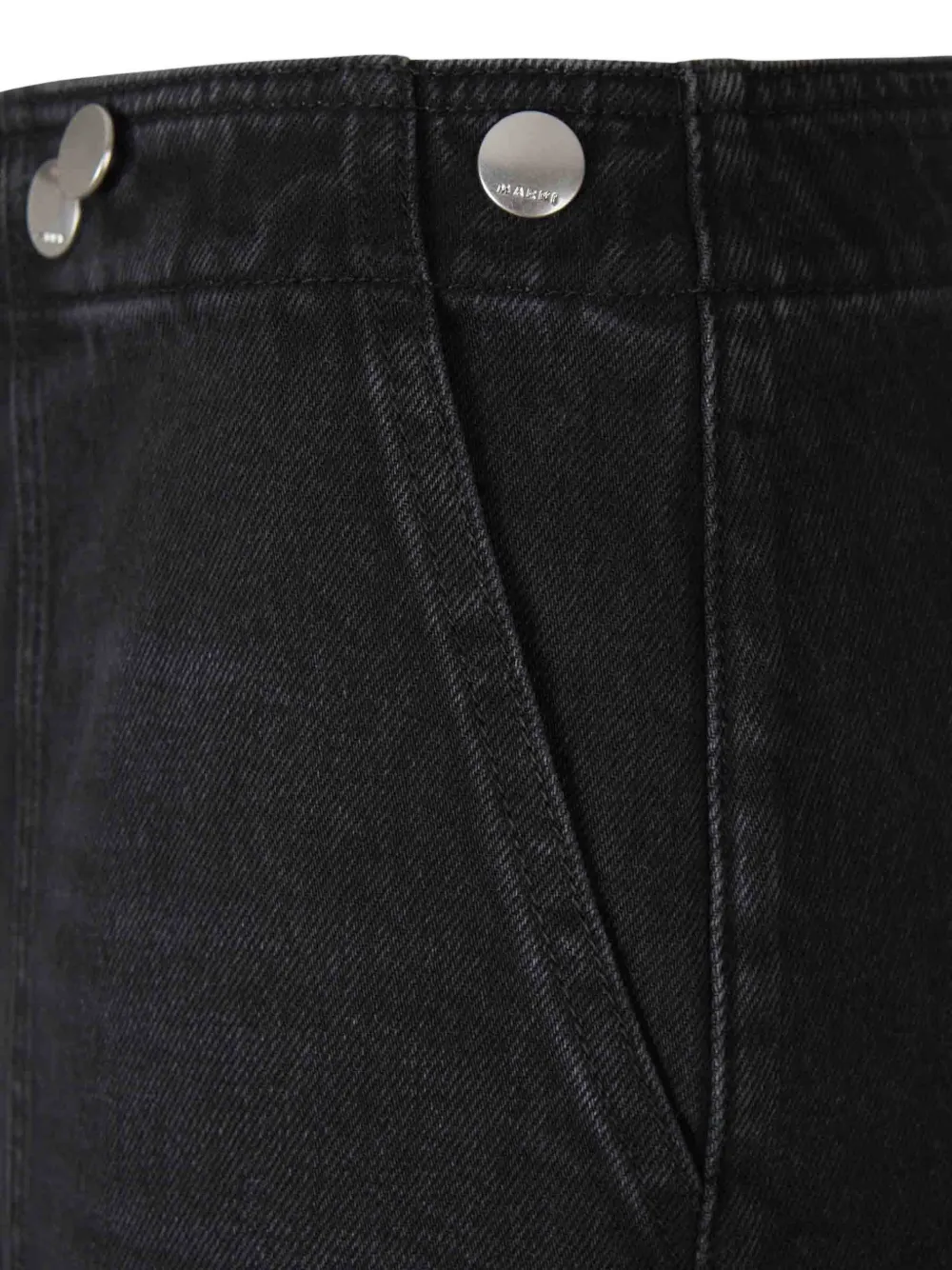 Marni buckle-detail jeans Zwart