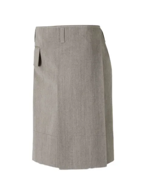 Marni flap-pocket midi skirt