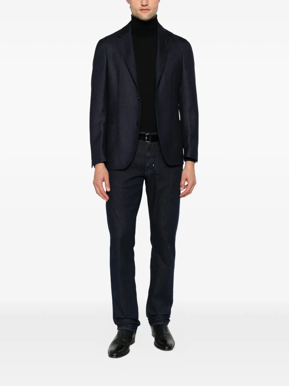 Lardini Roma blazer met lange mouwen Blauw