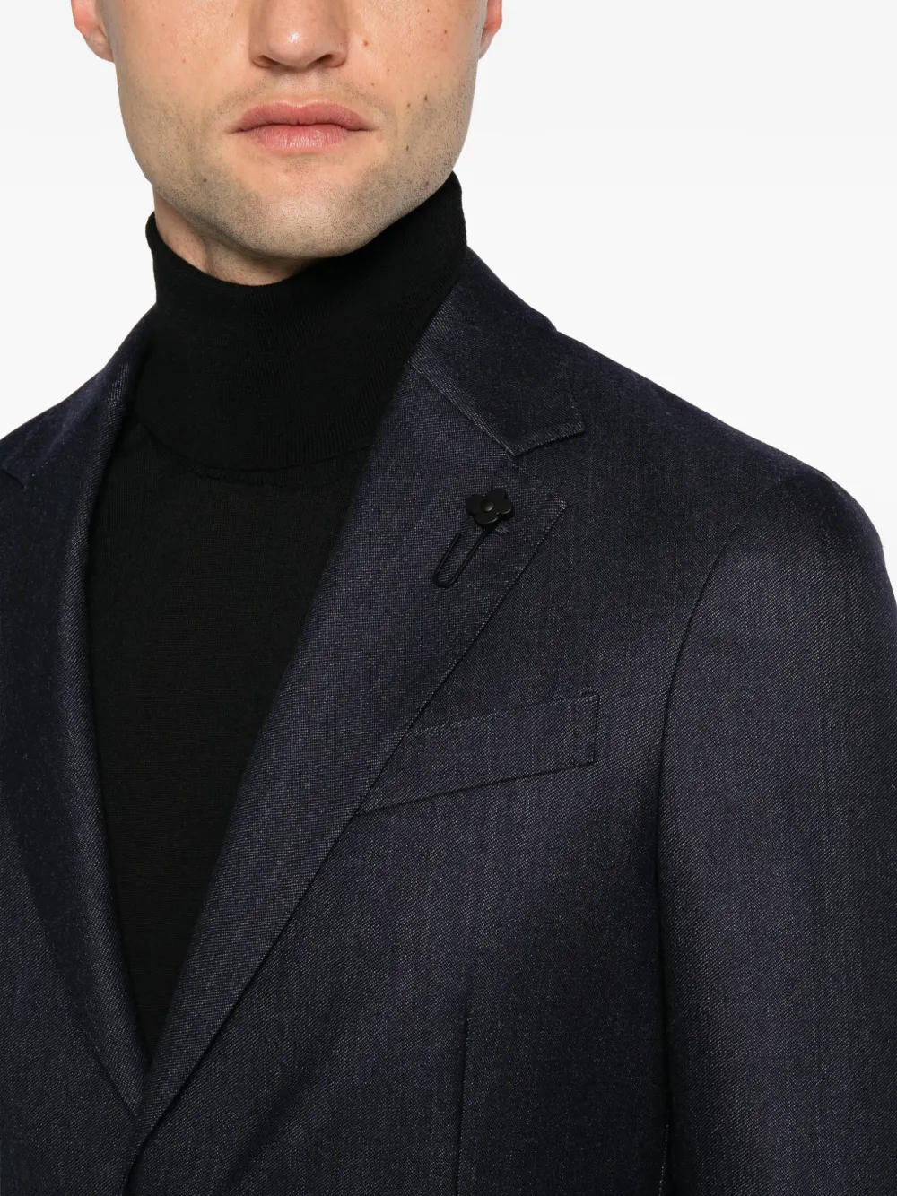 Lardini Roma blazer met lange mouwen Blauw