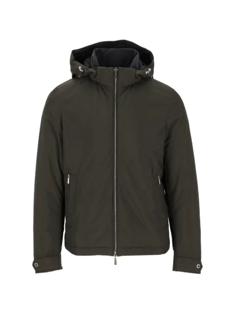 Moorer Albini-STP hooded jacket