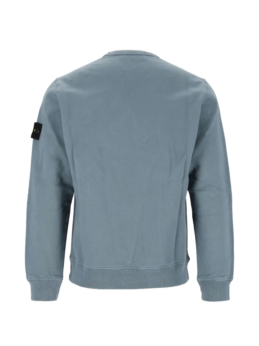 Stone Island 6100049 geborstelde katoenen-fleece sweater Blauw