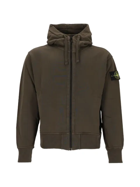 Stone Island 6100009 organic cotton fleece sweatshirt