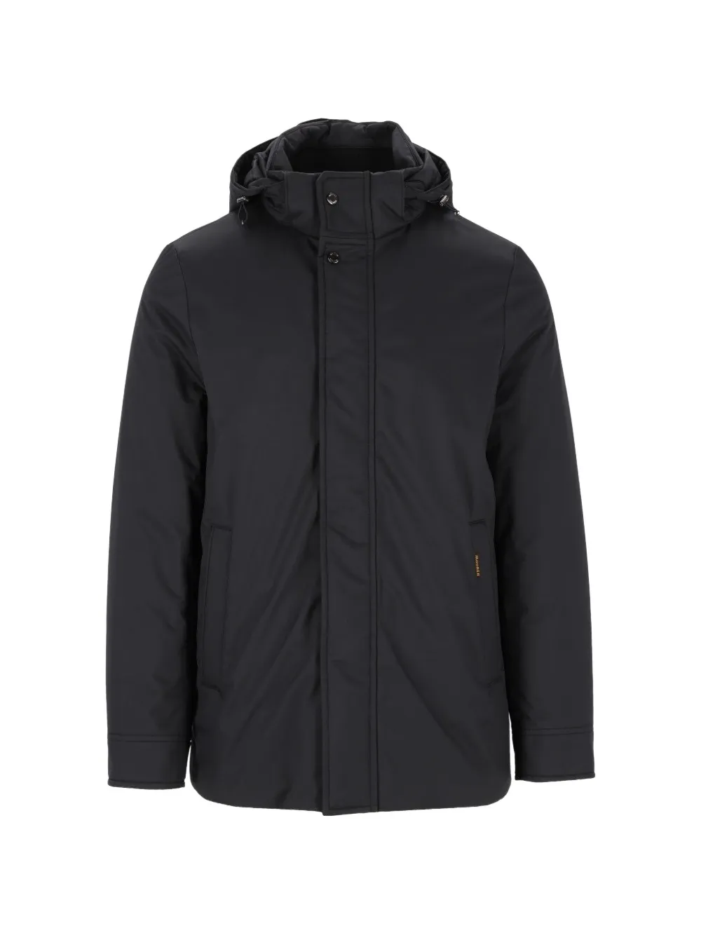 Moorer Petrini-ADS hooded coat - Nero