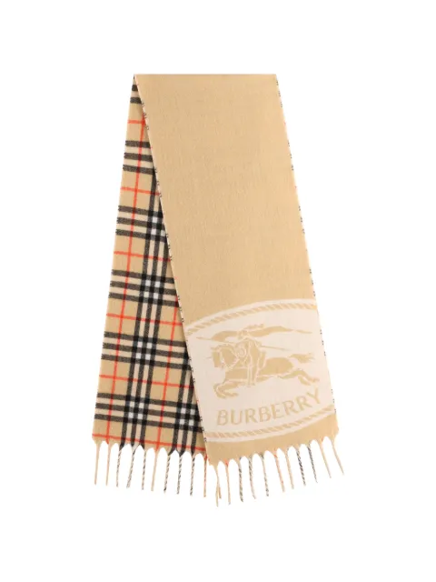 Burberry Knight Check reversible scarf