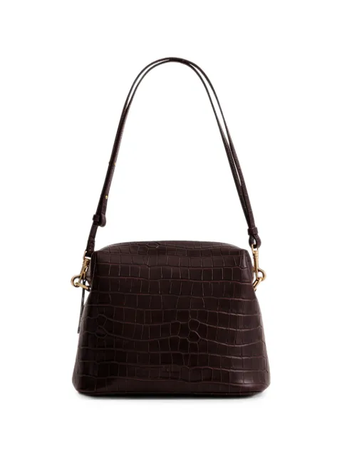 Yu Mei Ch'lita crocodile-embossed shoulder bag