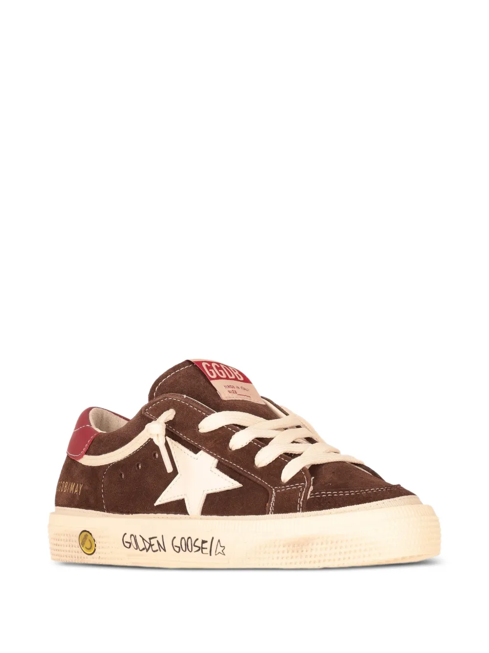 Golden Goose Kids May star-patch sneakers Bruin