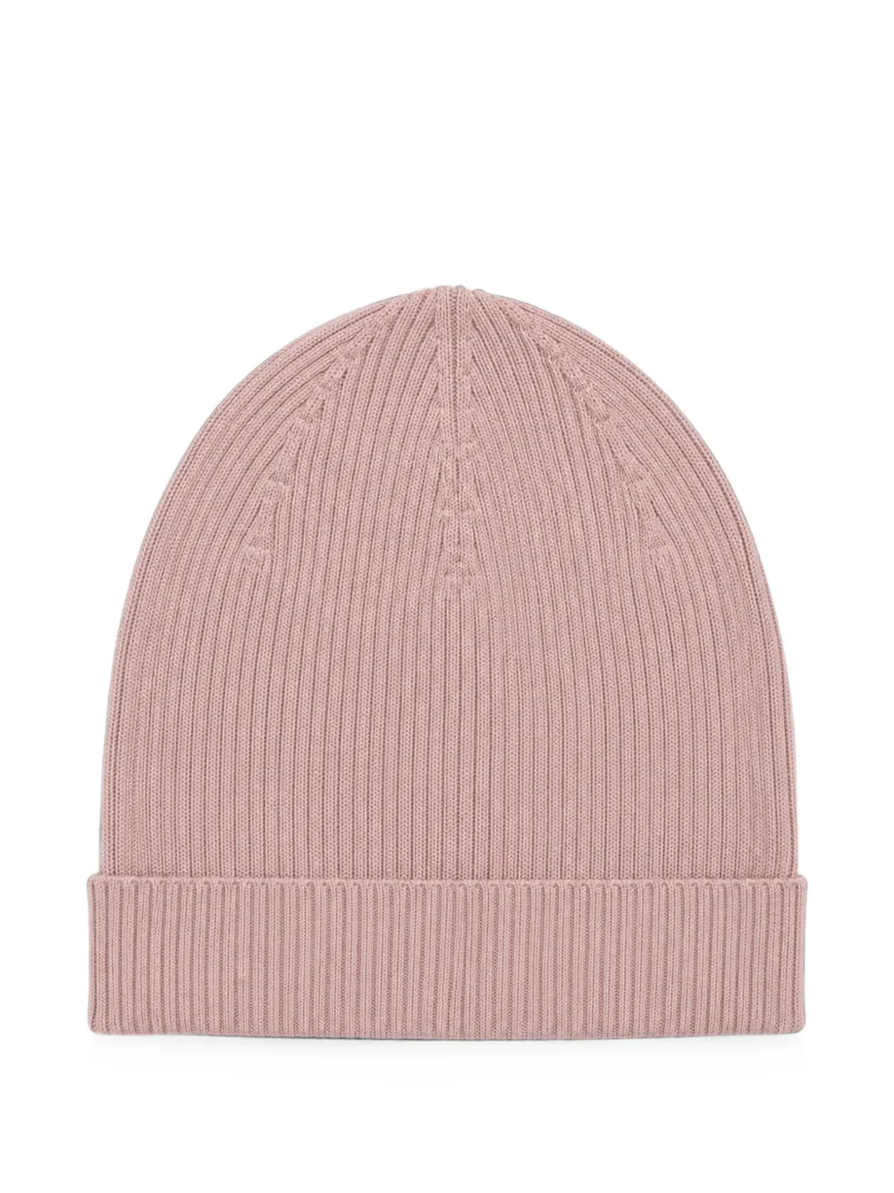 Rick Owens Ribbed-knit Beanie Hat In 핑크