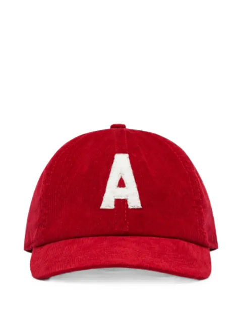 Autry logo-embroidered corduroy baseball cap