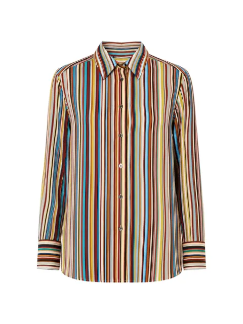 Paul Smith Artist Stripe silk shirt