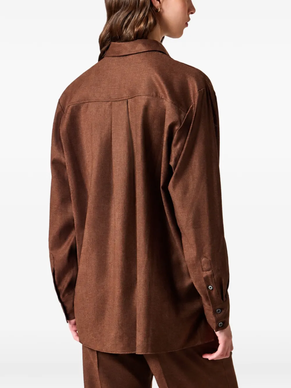 Paul Smith button-up wool shirt Bruin