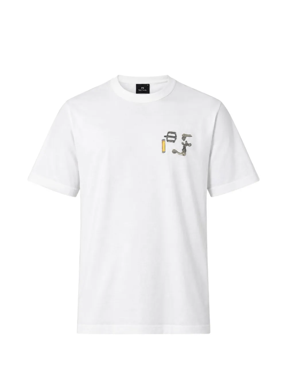 Paul Smith Bicycle Parts cotton T-shirt - Weiß