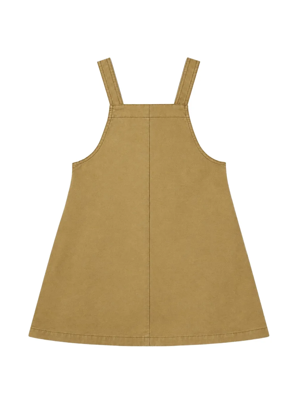 Golden Goose Kids embroidered salopette dress - Neutrals