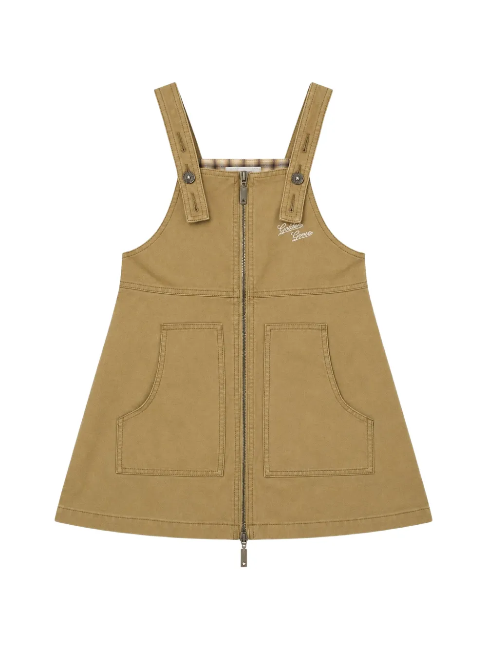 Golden Goose Kids Overgooier met borduurwerk Beige