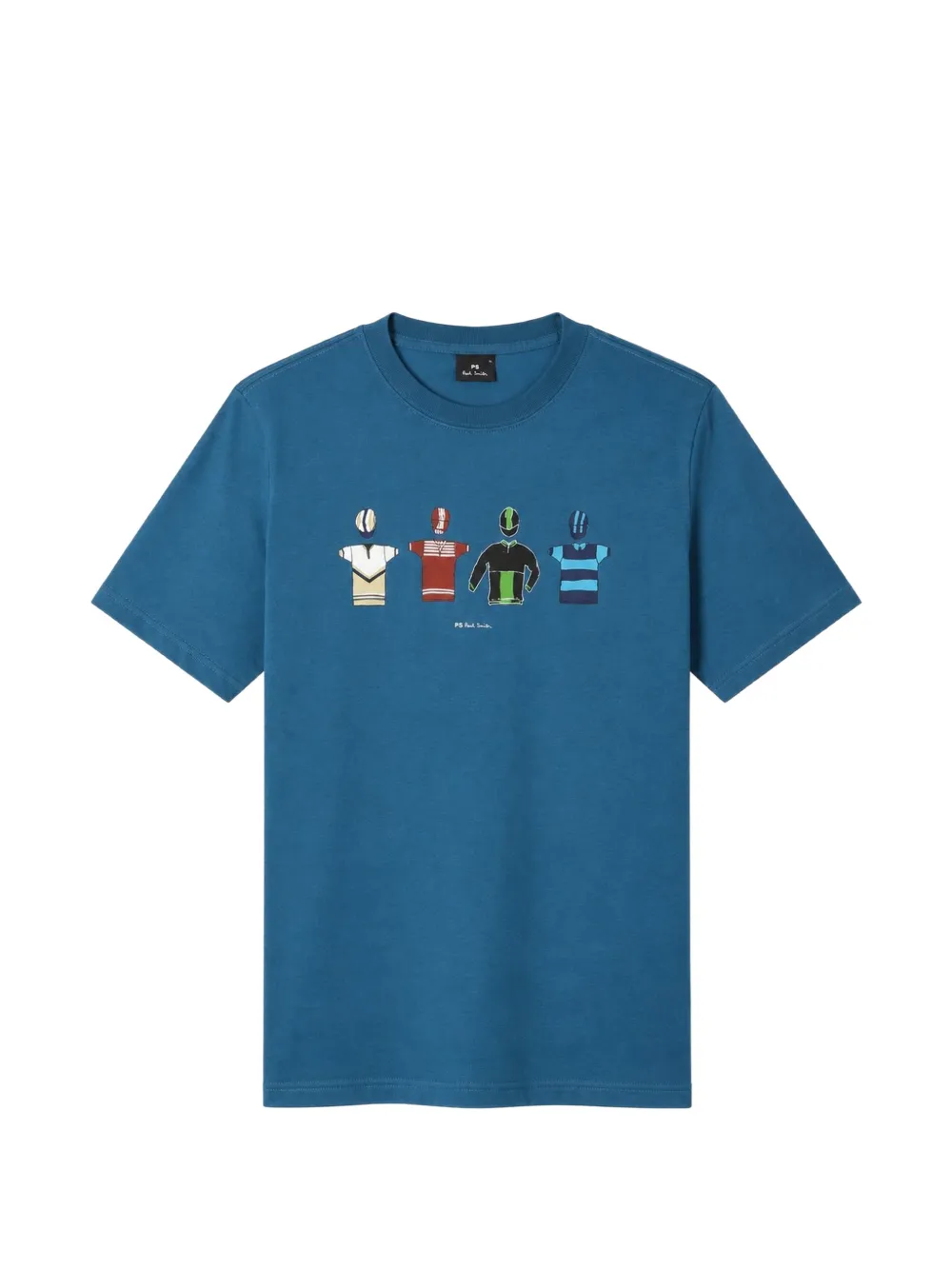 Paul Smith cycle-jersey-print T-shirt - Blau