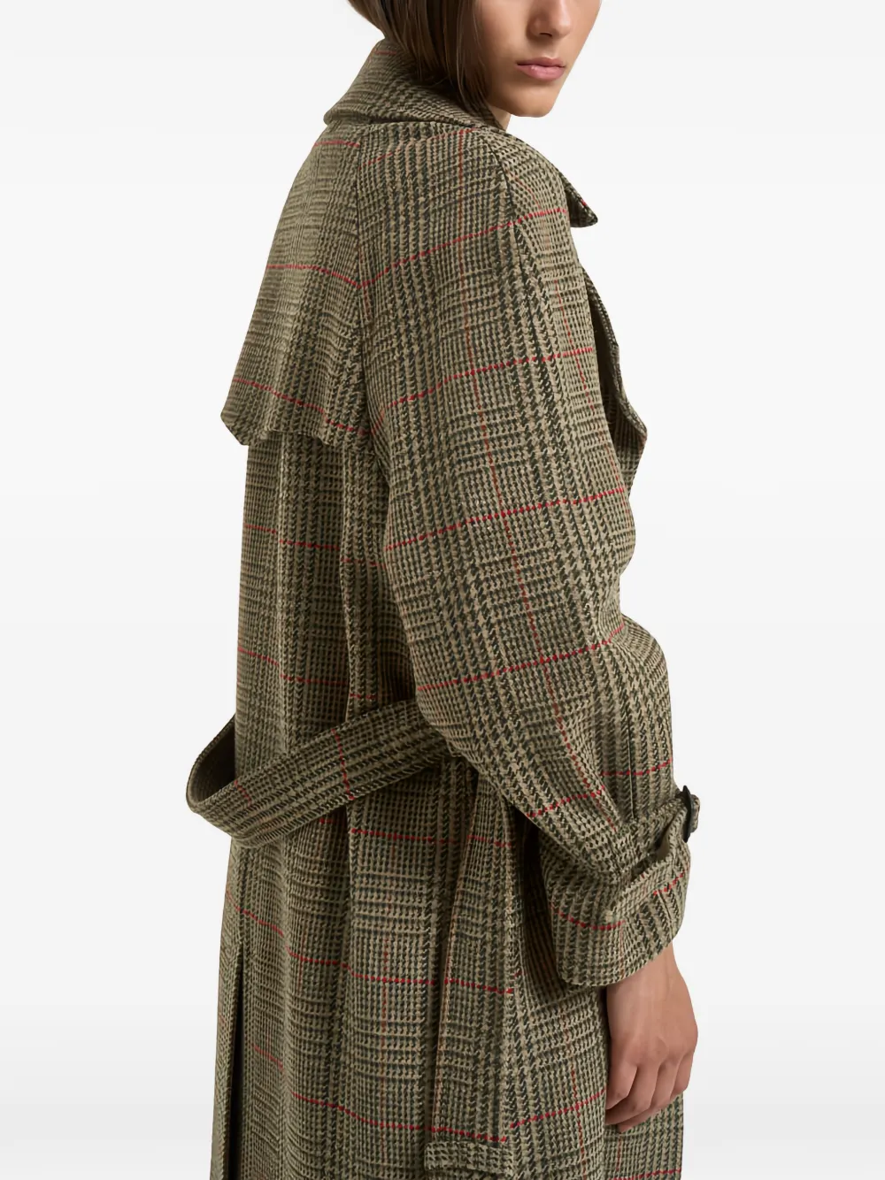 Golden Goose Mantel met dubbele rij knopen Bruin