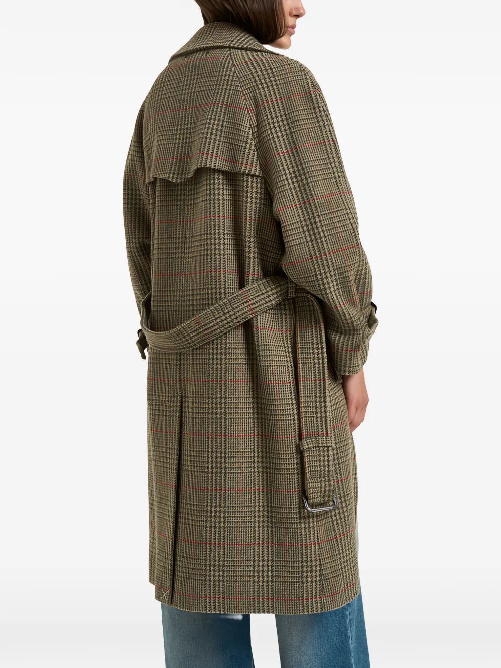 Golden Goose Mantel met dubbele rij knopen Bruin