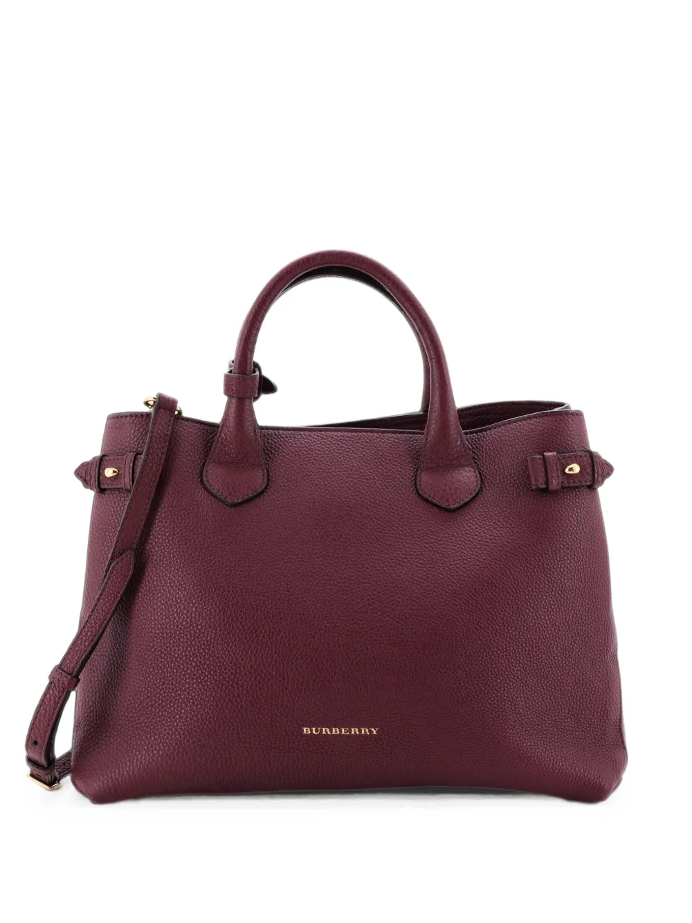 Burberry Pre-Owned Borsa a tracolla Banner media in pelle e tela con motivo House Check - Marrone