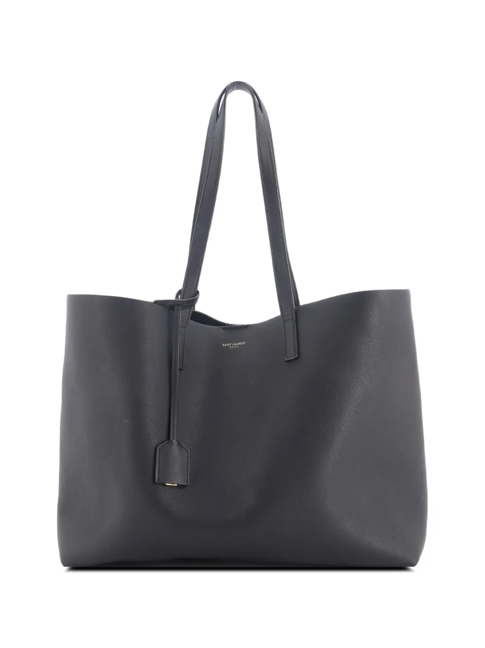Saint Laurent Pre-Owned Shopper Leather Large tote bag - Nero