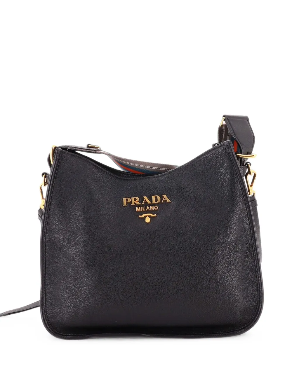 Prada Pre-Owned Borsa passepartout Vitello Daino media - Nero