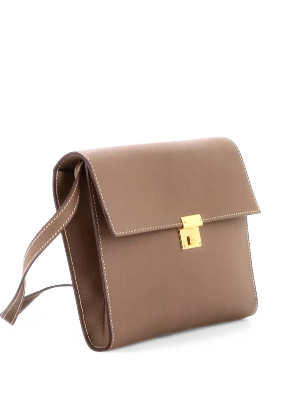 Hermès Pre-Owned Clic Wallet on Strap Epsom 16 shoulder bag - Grau