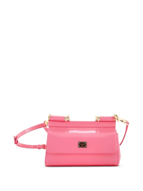 Dolce & Gabbana Pre-Owned Borsa a tracolla Miss Sicily East West piccola in pelle verniciata