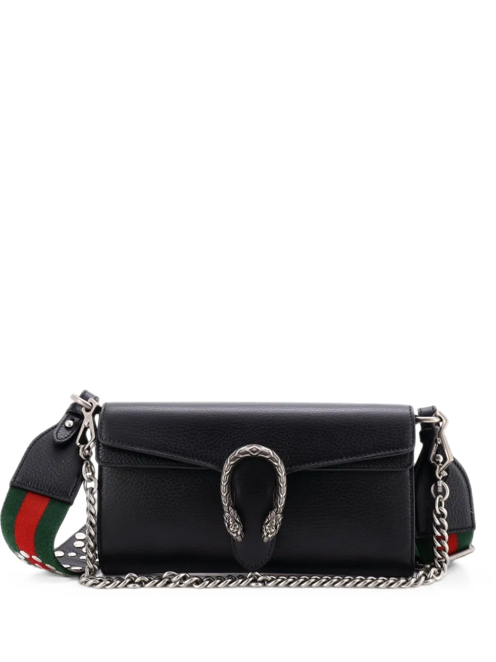 Gucci Pre-Owned Dionysus East-West Flap Bag Leather Small shoulder bag - Nero