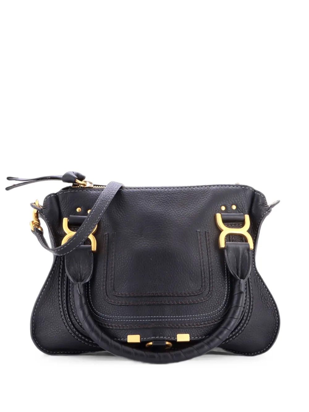 Chloé Pre-Owned Marcie Leather Small satchel - Schwarz