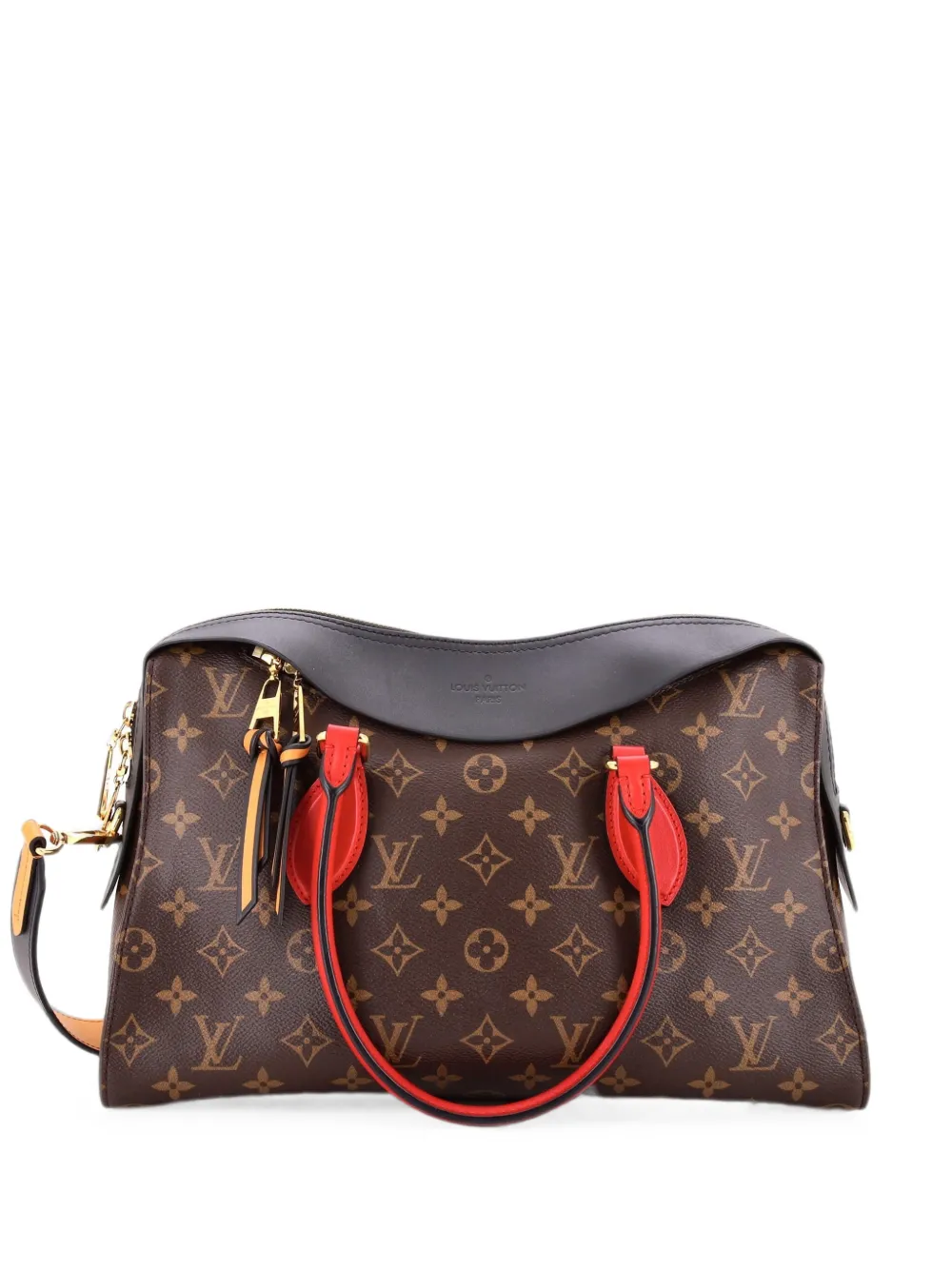 Louis Vuitton Pre-Owned Borsa a mano Tuileries in tela e pelle con monogramma - Nero