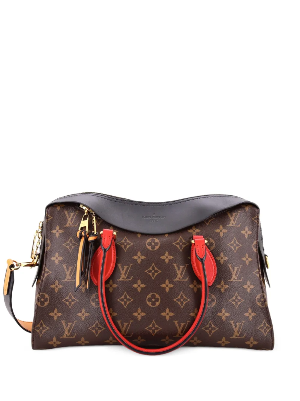 Louis Vuitton Pre-Owned Borsa a mano Tuileries in tela e pelle con monogramma - Nero