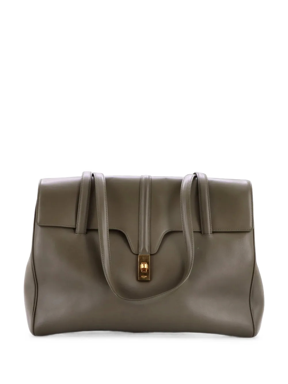 Celine Pre-Owned Soft 16 Bag Smooth Calfskin Large shoulder bag - Verde