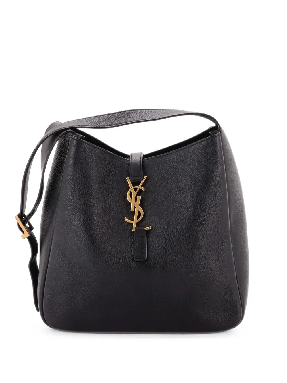 Saint Laurent Pre-Owned Le 5 a 7 Supple Leather Small hobo bag - Schwarz