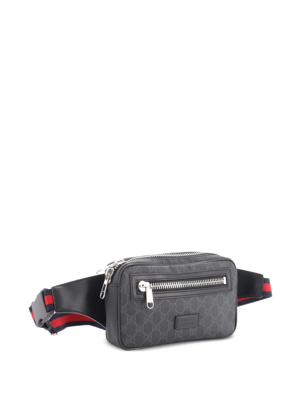 Gucci Pre-Owned petit sac banane Soft Zip GG en toile enduite - Noir