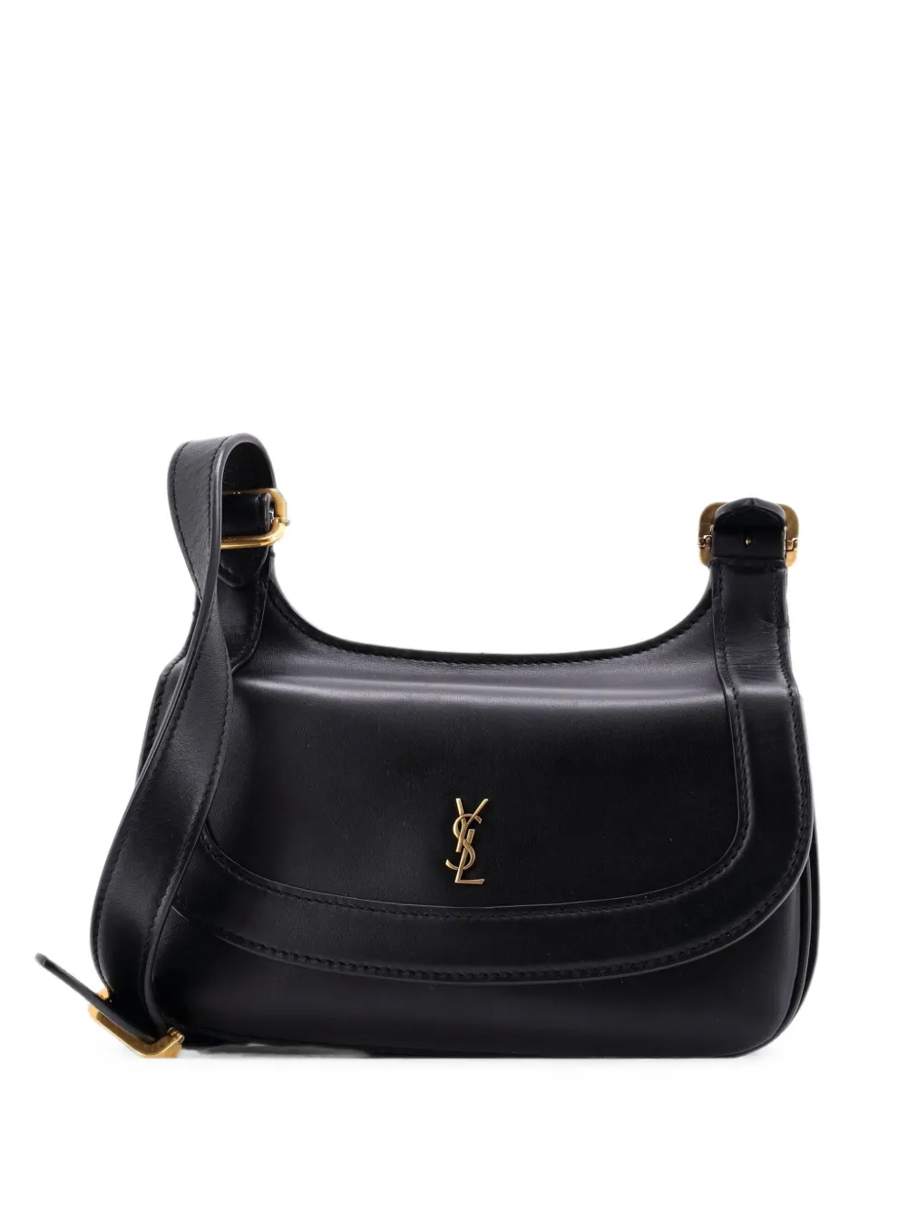 Saint Laurent Pre-Owned Charlie Leather Small shoulder bag - Schwarz