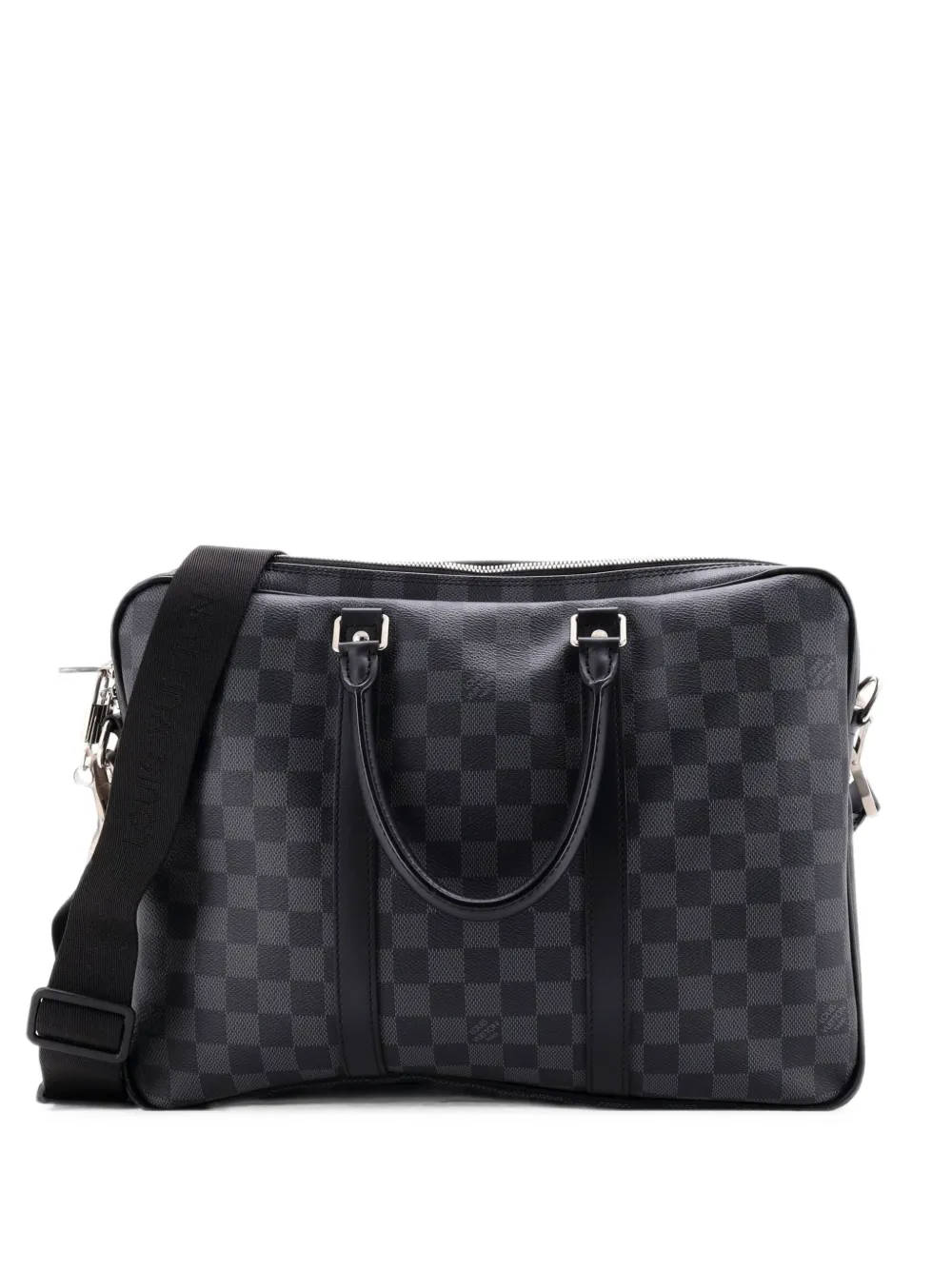 Louis Vuitton Pre-Owned Porte-Documents Voyage Briefcase Damier Graphite PM business bag - Nero