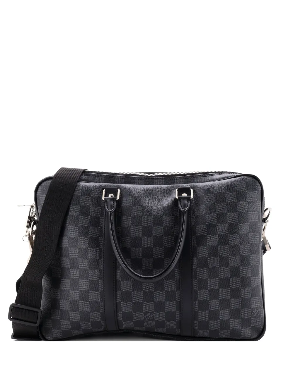 Louis Vuitton Pre-Owned Porte-Documents Voyage Briefcase Damier Graphite PM business bag - Nero
